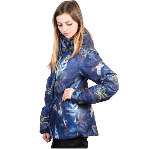 Roxy Jetty Dry Flight Snowboard Ski Jacket Orissa Floral Size M - Picture 5 of 11